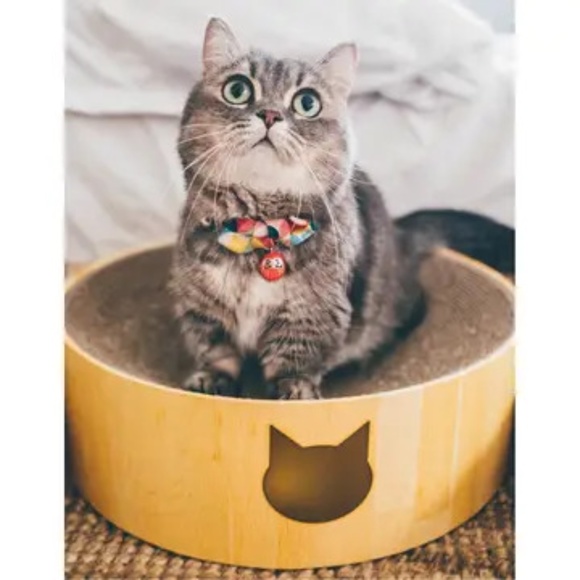 Brand New Cozy Cat Scratcher Bowl - Picture 2 of 3